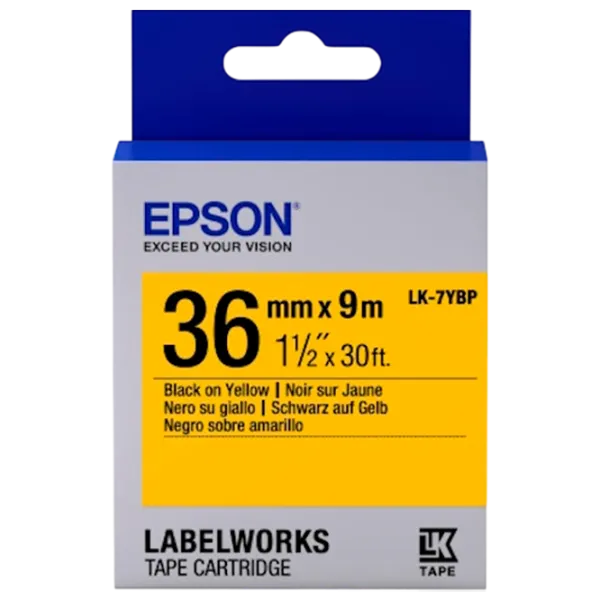 Картридж Epson LK7YBP Черно-желтый/ /  photo 1
