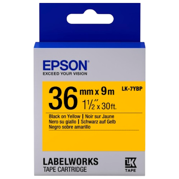 Картридж Epson LK7YBP Черно-желтый/ /  photo 1