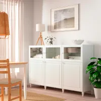 Dulap de bucătărie Ikea Besta/Smeviken/Kabbarp White / Sticlă photo 2