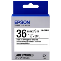 Картридж Epson LK7WBN Черно-белый/ / 