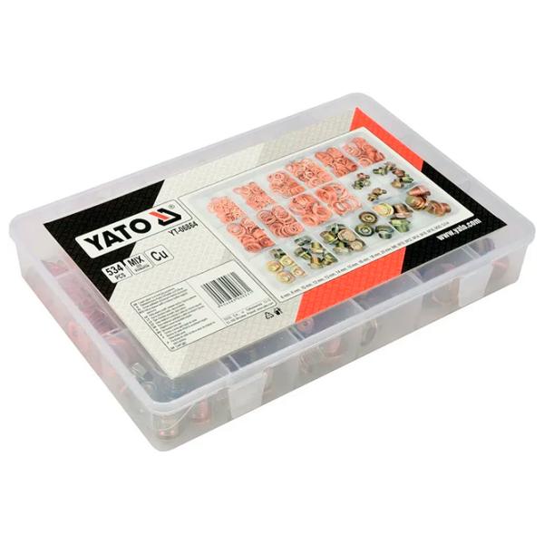 Набор шайб Yato YT-06864 Медь / Количество в наборе - 534 photo 2