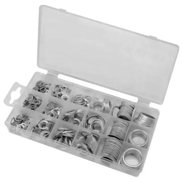 Set de șaibe Yato YT-068652 Aluminiu / Cantitatea în set - 450 photo 1 Set de șaibe Yato YT-068652 Aluminiu / Cantitatea în set - 450 photo 1