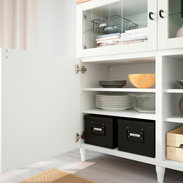 Kухонный шкаф Ikea Besta White / Стекло photo 4 Kухонный шкаф Ikea Besta White / Стекло photo 4