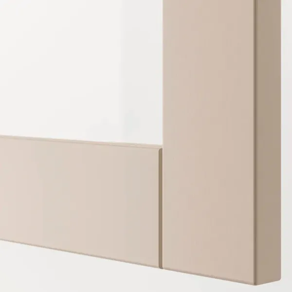Dulap de bucătărie Ikea Besta Beige / Sticlă photo 3 Dulap de bucătărie Ikea Besta Beige / Sticlă photo 3