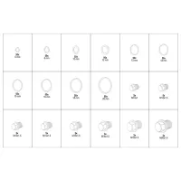 Set de șaibe Yato YT-06862 Aluminiu / Cantitatea în set - 534 photo 4