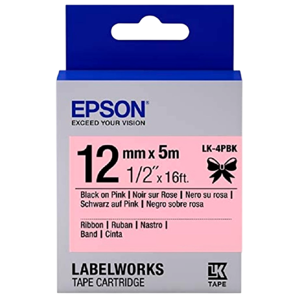 Картридж Epson LK4PBK Черно-розовый/ /  photo 1