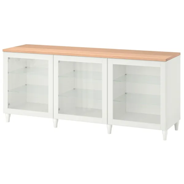 Dulap de bucătărie Ikea Besta/Sindvik/Stubbarp White / Sticlă photo 1 Dulap de bucătărie Ikea Besta/Sindvik/Stubbarp White / Sticlă photo 1
