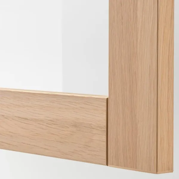 Kухонный шкаф Ikea Besta Дуб Сонома / Стекло photo 3