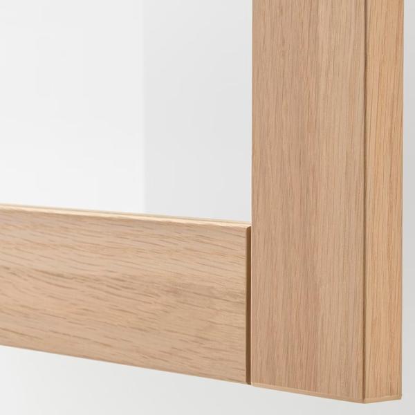 Kухонный шкаф Ikea Besta Дуб Сонома / Стекло photo 3