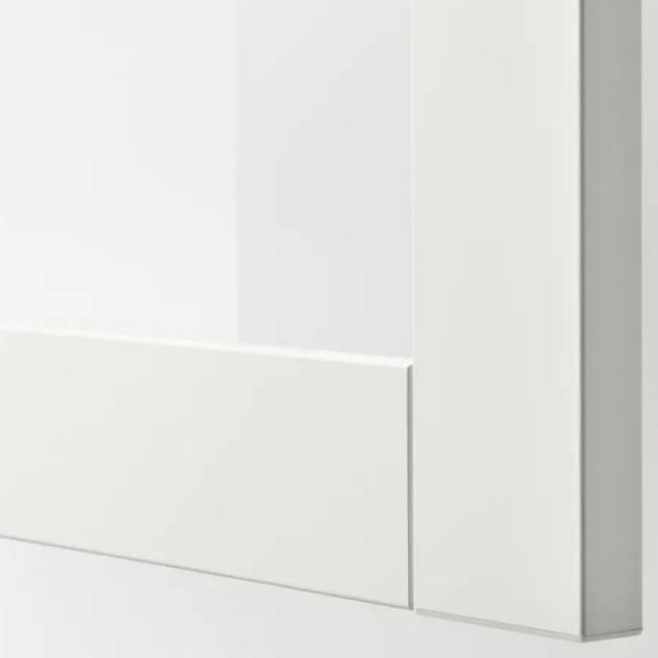 Kухонный шкаф Ikea Besta White / Стекло photo 4 Kухонный шкаф Ikea Besta White / Стекло photo 4