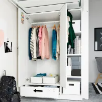 Детская кровать Ikea Smastad 90 x 200 см / ДСП / Белый photo 2
