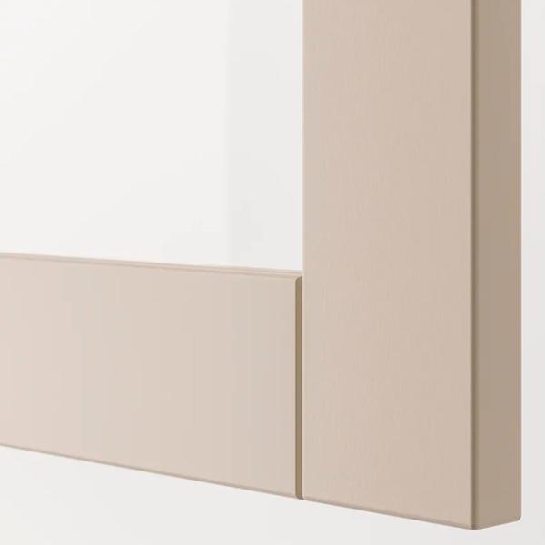 Kухонный шкаф Ikea Besta/Sindvik/Stubbarp Бежевый / Стекло photo 3 Kухонный шкаф Ikea Besta/Sindvik/Stubbarp Бежевый / Стекло photo 3