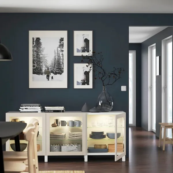 Kухонный шкаф Ikea Besta/Sindvik/Stubbarp Бежевый / Стекло photo 4 Kухонный шкаф Ikea Besta/Sindvik/Stubbarp Бежевый / Стекло photo 4