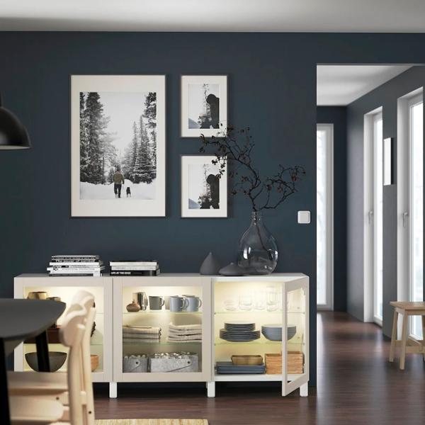 Kухонный шкаф Ikea Besta/Sindvik/Stubbarp Бежевый / Стекло photo 4 Kухонный шкаф Ikea Besta/Sindvik/Stubbarp Бежевый / Стекло photo 4