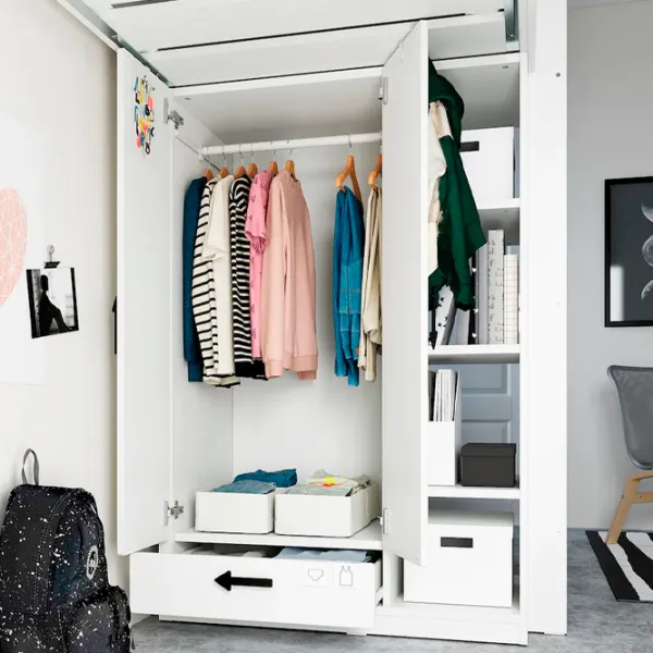 Детская кровать Ikea Smastad 90 x 200 см / ДСП / Белый photo 2