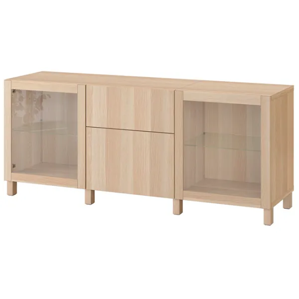 Dulap de bucătărie Ikea Besta/Lappviken/Sindvik/Stubbarp Somona Oak / Sticlă photo 1 Dulap de bucătărie Ikea Besta/Lappviken/Sindvik/Stubbarp Somona Oak / Sticlă photo 1