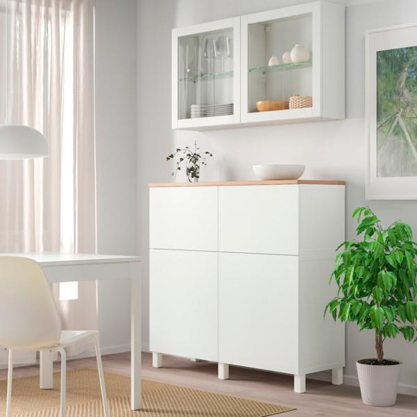 Dulap de bucătărie Ikea Besta/Lappviken/Sindvik/Stubbarp White / Sticlă photo 2 Dulap de bucătărie Ikea Besta/Lappviken/Sindvik/Stubbarp White / Sticlă photo 2