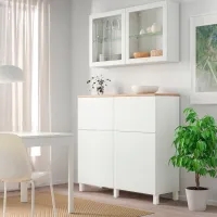 Dulap de bucătărie Ikea Besta/Lappviken/Sindvik/Stubbarp White / Sticlă photo 2