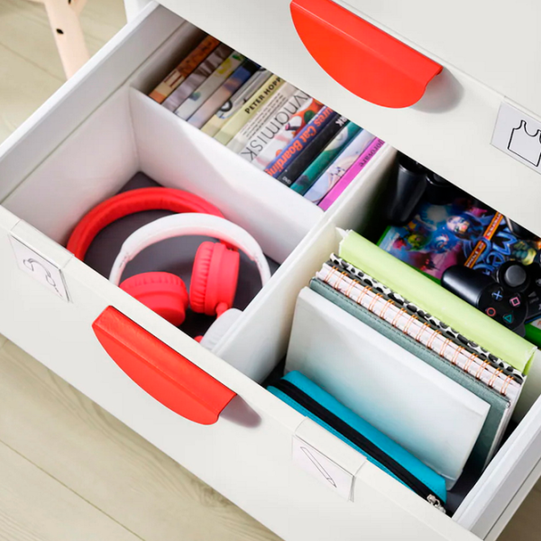 Детская кровать Ikea Smastad 90 x 200 см / ДСП / Белый photo 6