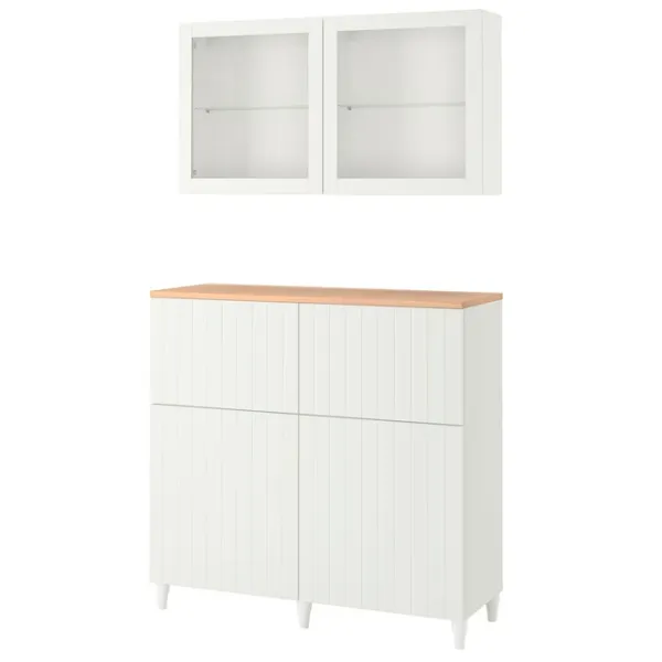 Dulap de bucătărie Ikea Besta/Lappviken/Sindvik/Stubbarp White / Sticlă photo 1 Dulap de bucătărie Ikea Besta/Lappviken/Sindvik/Stubbarp White / Sticlă photo 1
