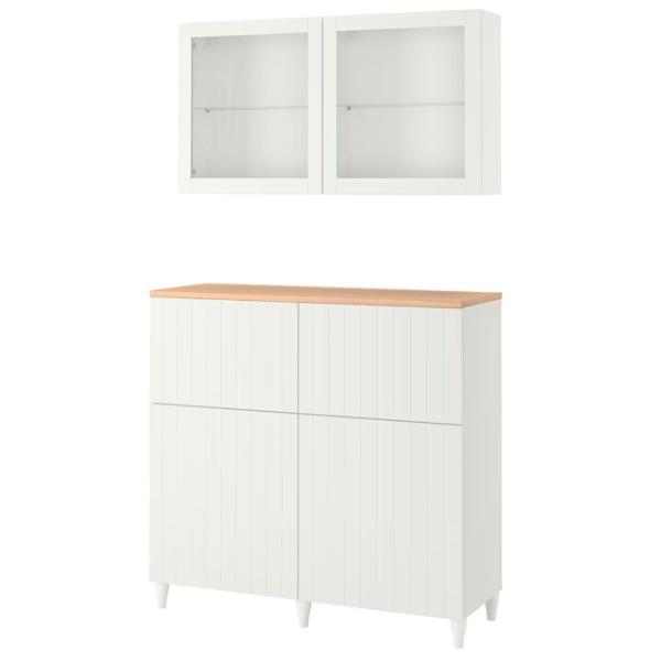 Dulap de bucătărie Ikea Besta/Lappviken/Sindvik/Stubbarp White / Sticlă photo 1 Dulap de bucătărie Ikea Besta/Lappviken/Sindvik/Stubbarp White / Sticlă photo 1