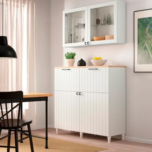 Dulap de bucătărie Ikea Besta/Lappviken/Sindvik/Stubbarp White / Sticlă photo 2 Dulap de bucătărie Ikea Besta/Lappviken/Sindvik/Stubbarp White / Sticlă photo 2