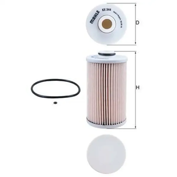 Топливный фильтр Mahle KX 344D 28 мм photo 5
