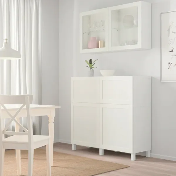 Dulap de bucătărie Ikea Besta White / Sticlă photo 5 Dulap de bucătărie Ikea Besta White / Sticlă photo 5