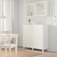 Dulap de bucătărie Ikea Besta White / Sticlă photo 5