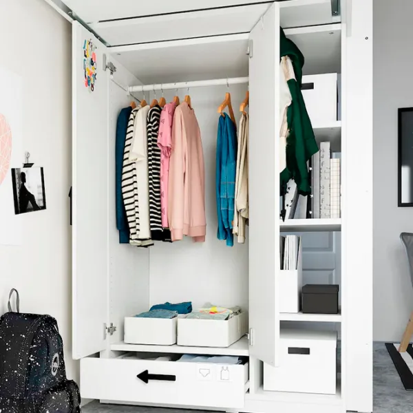 Детская кровать Ikea Smastad 90 x 200 см / ДСП / Белый photo 6