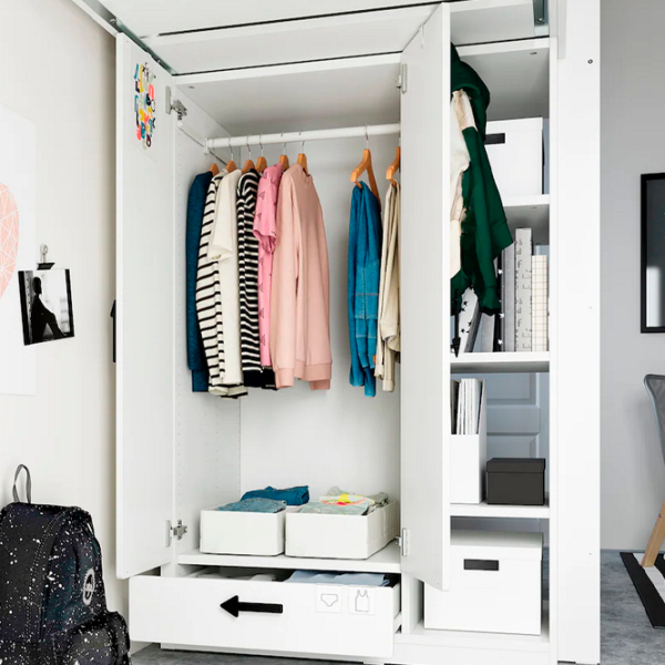 Детская кровать Ikea Smastad 90 x 200 см / ДСП / Белый photo 6