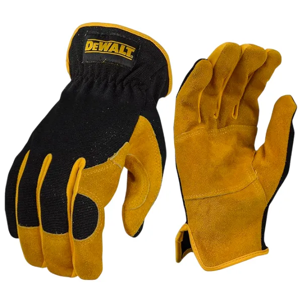 Защитные перчатки Dewalt DPG216LEU Кожа / Желтый Черный photo 1