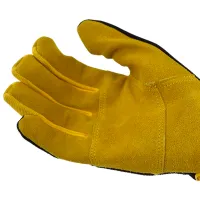 Защитные перчатки Dewalt DPG216LEU Кожа / Желтый Черный photo 2