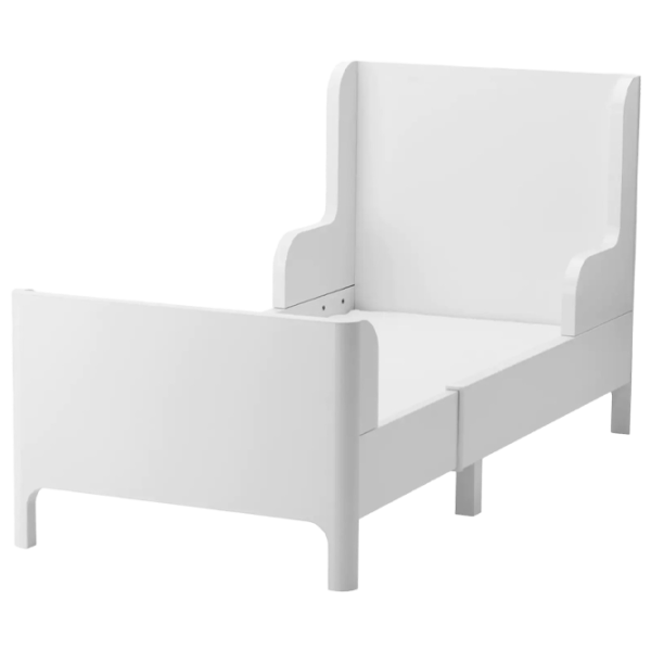 Детская кровать Ikea Busunge 80 x 200 cm / ДСП / Белый photo 1