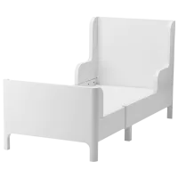 Pat pentru copii Ikea Busunge 80 x 200 cm / DSP / White