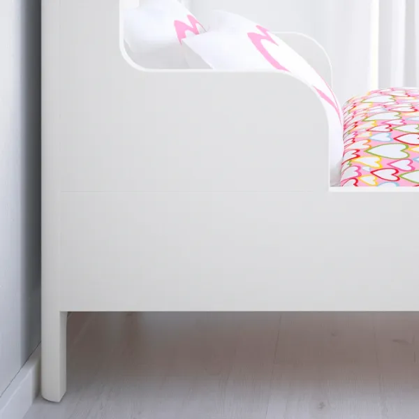 Детская кровать Ikea Busunge 80 x 200 cm / ДСП / Белый photo 4