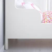 Детская кровать Ikea Busunge 80 x 200 cm / ДСП / Белый photo 4