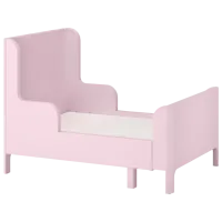 Детская кровать Ikea Busunge 80 x 200 cm / ДСП / Розовый photo 2