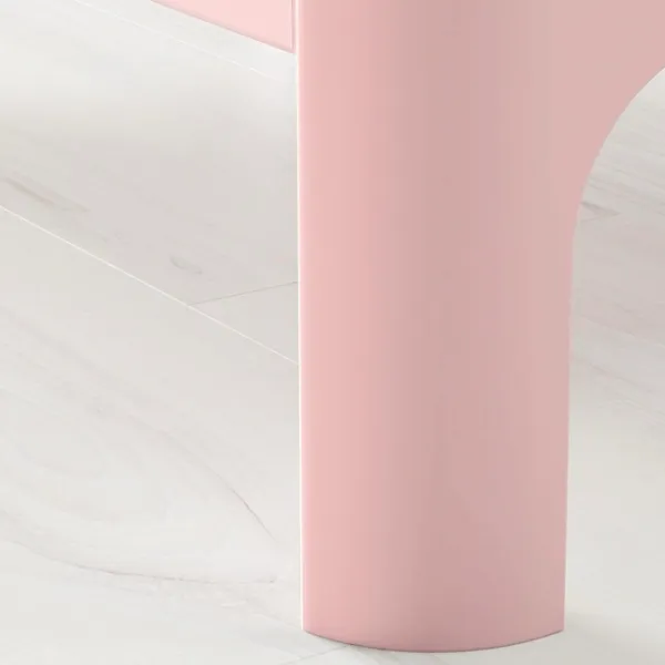 Детская кровать Ikea Busunge 80 x 200 cm / ДСП / Розовый photo 5