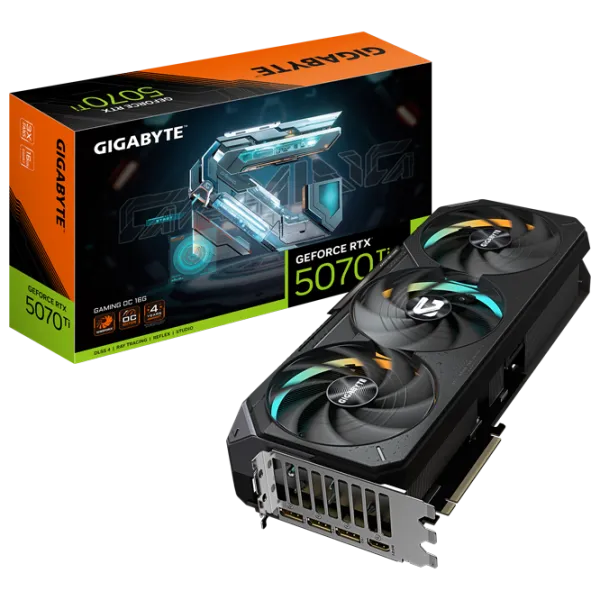Видеокарта Gigabyte GeForce RTX 5070 Ti GAMING OC PCI Express x16 5.0 / 16 ГБ photo 6
