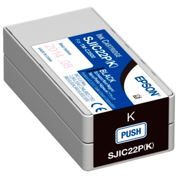 Картридж Epson SJIC22P(K) Черный/ Original/  photo 1