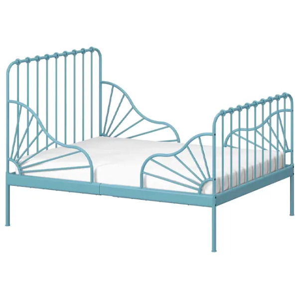 Pat pentru copii Ikea Minnen 80 x 200 cm / Metal / Green photo 1