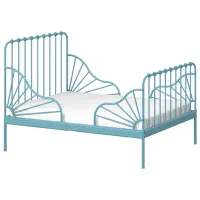 Детская кровать Ikea Minnen 80 x 200 cm / Металл / Зеленый