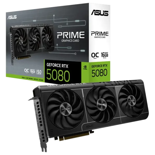 Placă video Asus GeForce RTX 5080 Prime OC Edition PCI Express x16 5.0 / 16 GB photo 11