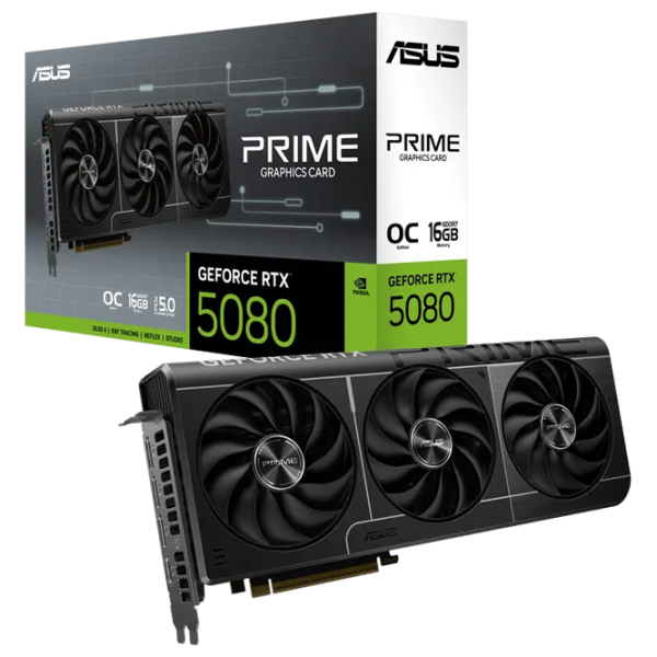 Placă video Asus GeForce RTX 5080 Prime OC Edition PCI Express x16 5.0 / 16 GB photo 11