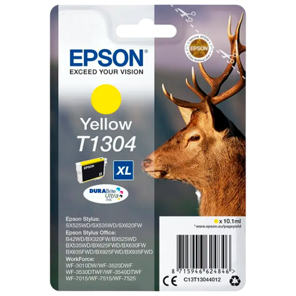 Картридж Epson T1304 Yellow/ Original/  photo 1 Картридж Epson T1304 Yellow/ Original/  photo 1