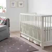 Детская кровать Ikea Gulliver 0 месяцев - 3 года / Белый photo 2