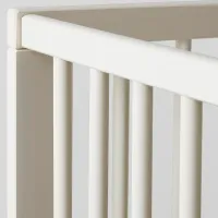 Детская кровать Ikea Gulliver 0 месяцев - 3 года / Белый photo 3