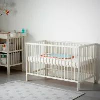 Детская кровать Ikea Gulliver 0 месяцев - 3 года / Белый photo 5