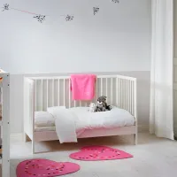 Детская кровать Ikea Gulliver 0 месяцев - 3 года / Белый photo 6